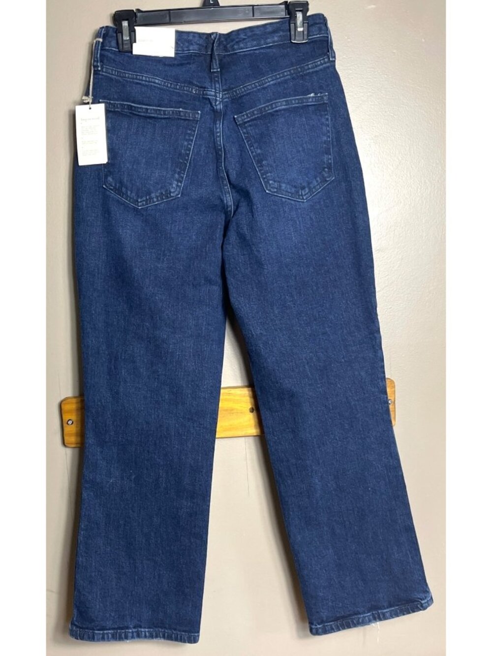 NWT A New Day Jeans Blue High Rise Bootcut Straight Crop Curvy Basic Wom 6/28R - Picture 2 of 8